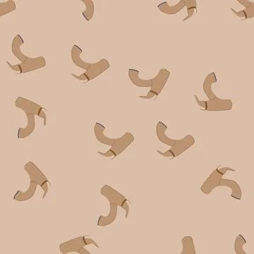 Seamless pattern handle faucet low flow cartoon vector Stock Illustration