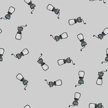 Seamless pattern handle mill coffee grinder manual cartoon vector 스톡 일러스트