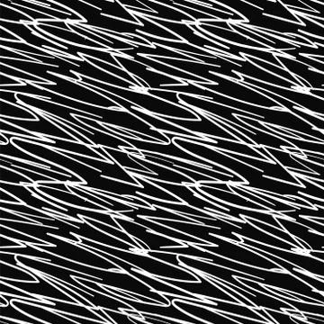 Seamless pattern with the handwritten lines Stock Illustration