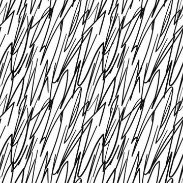 Seamless pattern with the handwritten lines 스톡 일러스트
