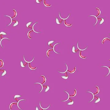 Seamless pattern happy easter bunny ear cartoon vector Stock Illustration