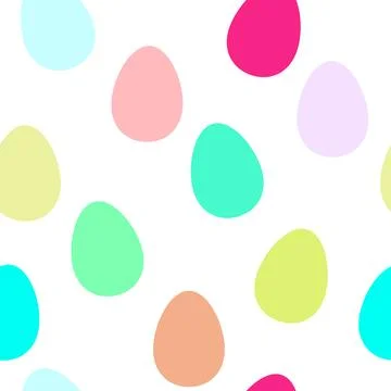 Seamless pattern Happy Easter eggs background Ilustración de archivo