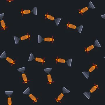 Seamless pattern hard brick chisel cartoon vector 库存插图
