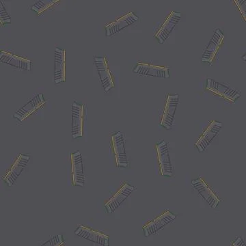 Seamless pattern hardware desktop memory cartoon vector Illustrazione stock