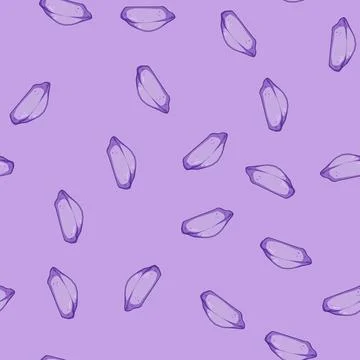 Seamless pattern hat beret cartoon vector イラスト素材