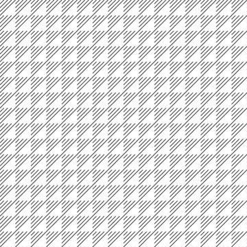 Seamless pattern with hatched triangles Stock Illustration