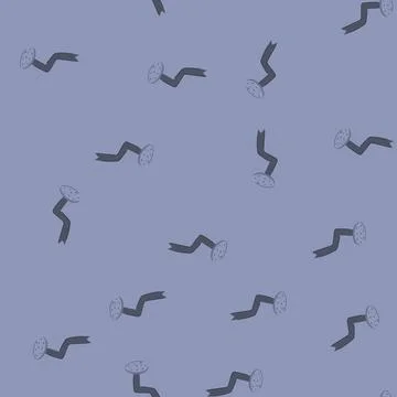 Seamless pattern head bent nail cartoon vector Stock Illustration