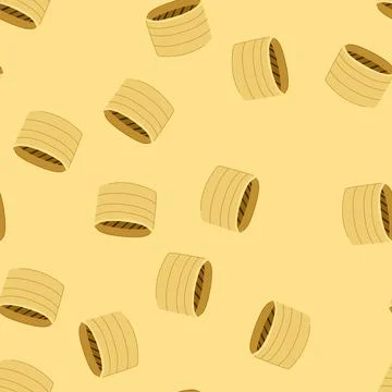 Seamless pattern healthy bamboo steamer basket cartoon vector Stockillustratie