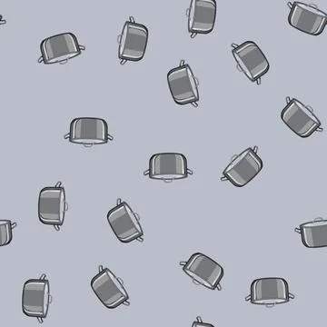 Seamless pattern healthy sauce pan cartoon vector Stock Illustration