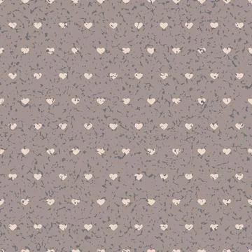 Seamless pattern heart love valentines day decoration scrapbook digital Stock Illustration