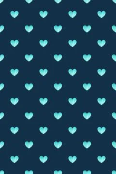 Seamless pattern with hearts on background Stock Illustration