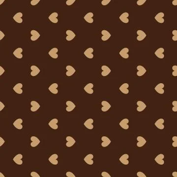 Seamless pattern of hearts. Festive pattern with small hearts. Background fro Stock Illustration