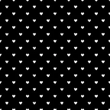 Seamless pattern with hearts Stock Illustration