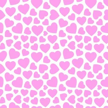 Seamless pattern with hearts Stock Illustration