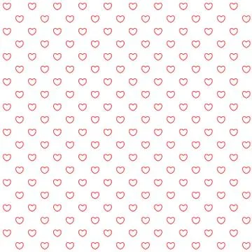 Seamless pattern with hearts Stock Illustration