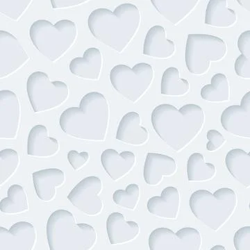 Seamless pattern with hearts Stock Illustration