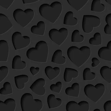 Seamless pattern with hearts Stock Illustration