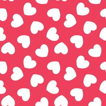 Seamless pattern with hearts Stock Illustration