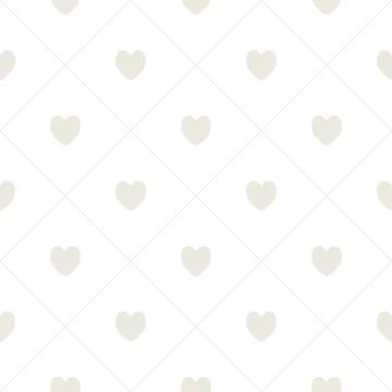 Seamless pattern with hearts, romantic background 스톡 일러스트