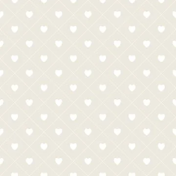Seamless pattern with hearts, romantic background 스톡 일러스트