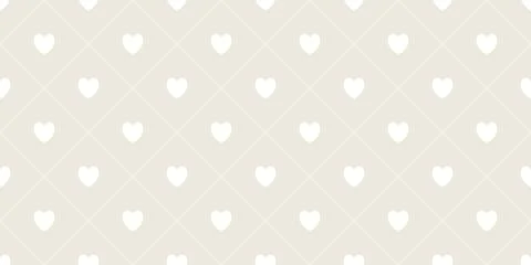 Seamless pattern with hearts, romantic background Stock Illustration