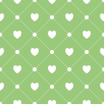 Seamless pattern with hearts, romantic background 스톡 일러스트