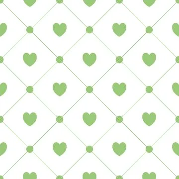 Seamless pattern with hearts, romantic background Stock Illustration