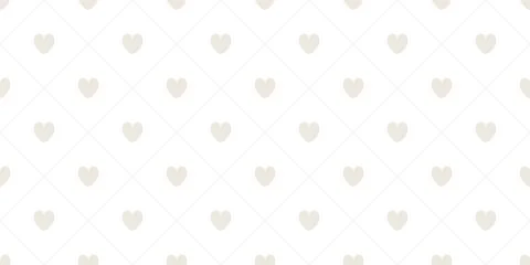 Seamless pattern with hearts, romantic tileable background Stock Illustration