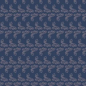 Seamless pattern with hearts. Scrapbooking illustration. Stock Illustration