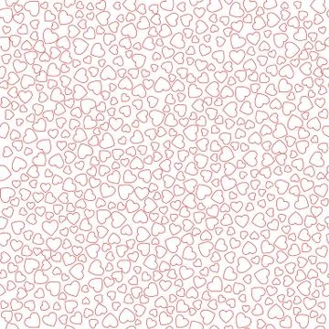 Seamless pattern with hearts. Valentines day pattern with red hearts isolated Stock Illustration