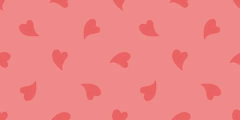 Seamless pattern with hearts vector graphics Stock Illustration