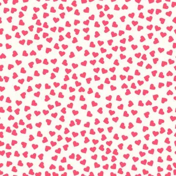 Seamless pattern with hearts.Vector illustration Stock Illustration