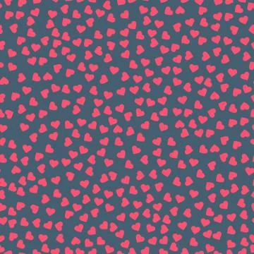Seamless pattern with hearts.Vector illustration Stock Illustration
