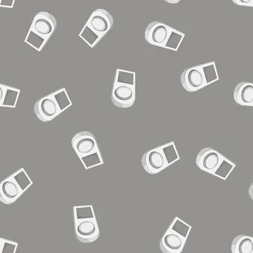 Seamless pattern heat smart thermostat cartoon vector Stock Illustration