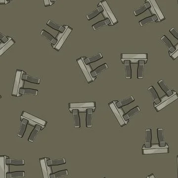 Seamless pattern heater shoe dryer electric cartoon vector Stock Illustration