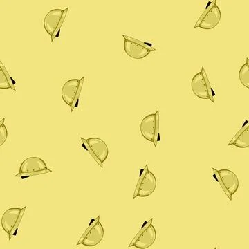Seamless pattern helmet hard hat cartoon vector Stock Illustration