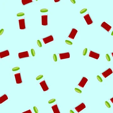 Seamless pattern hematology blood test vial cartoon vector イラスト素材