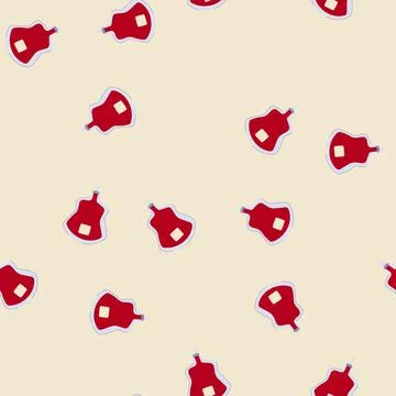 Seamless pattern hemoglobin blood donor bag cartoon vector Stock Illustration