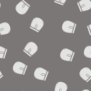 Seamless pattern hemp nut milk strainer bag cartoon vector 스톡 일러스트