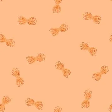 Seamless pattern hemp rope cartoon vector Illustrazione stock