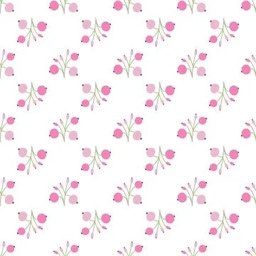 Seamless pattern with herbal elements. Floral background for surface design. Illustrazione stock