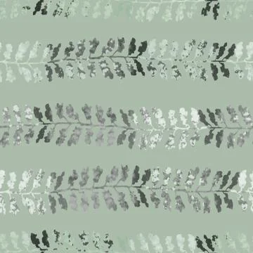 Seamless pattern with herbs, foliage, plants Illustrazione stock