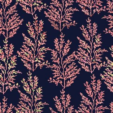 Seamless pattern with herbs, plants 스톡 일러스트