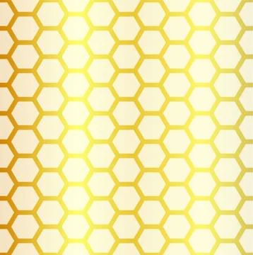 Seamless Pattern Hexagon Honeycomb Texture. Vector illustration. Stock Illustration