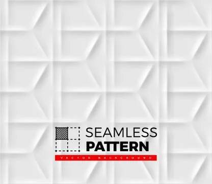 Seamless pattern with hexagonal cells made from shadows and lights in origa.. 스톡 일러스트