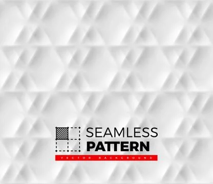 Seamless pattern with hexagonal cells made from shadows and lights in origa.. Stock Illustration