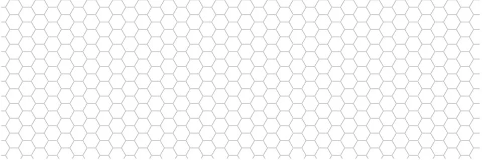 Seamless pattern of hexagonal mesh. Stock Illustration