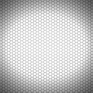 Seamless pattern of the hexagonal net Stock Illustration