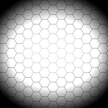 Seamless pattern of the hexagonal net Illustrazione stock