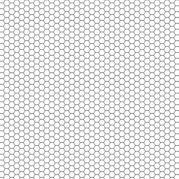 Seamless pattern of the hexagonal net Ilustração Stock